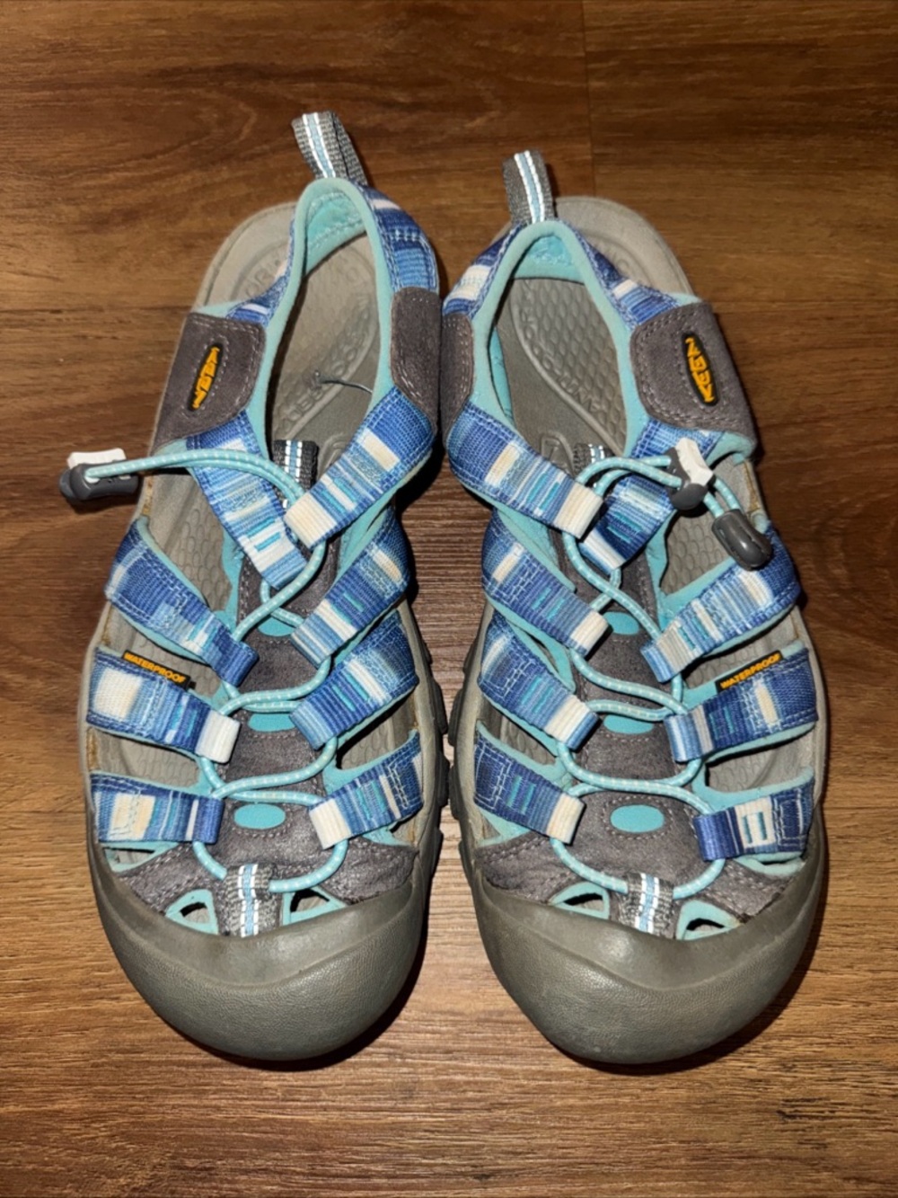Women’s Keen waterproof sandals 8 turquoise blue - Picture 2 of 8